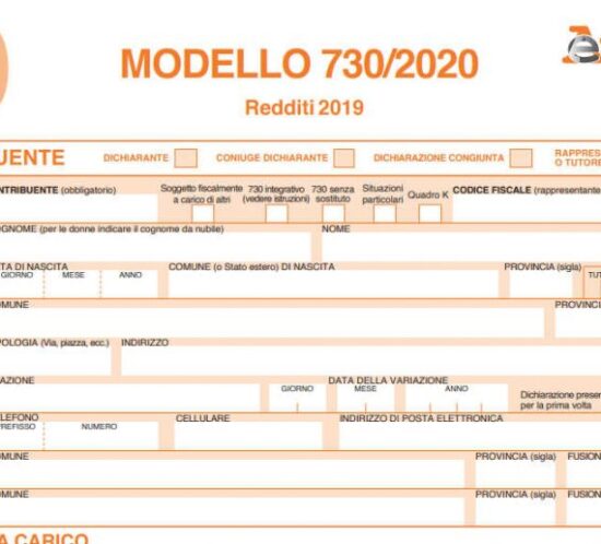 modello 730/2020