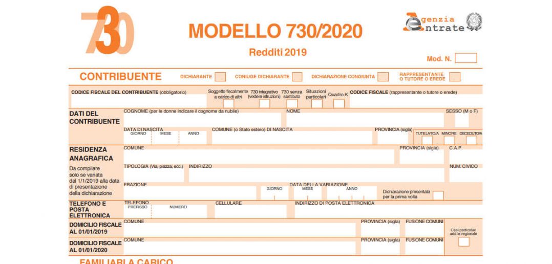 modello 730/2020